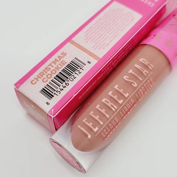 Christmas Cookie Jeffree Star Velour Liquid Lipstick Brand New in Box Authentic - Picture 3 of 7